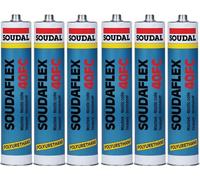 Soudal 102643 "Soudaflex 40 FC" Polyurethane Sealant/Adhesive, Black, 310 ml