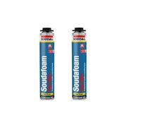 Soudal Soudafoam Gap Filler 750Ml Pack Of 2