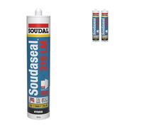 Soudal Soudaseal 215 LM SWS Sealant (2 Pack) - White