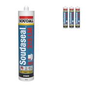 Soudal Soudaseal 215 LM SWS Sealant (3 Pack) - White