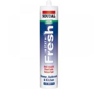 Soudal Stay Fresh Neutral Anti-Mould Silicone Ice White 300Ml cartridge 1