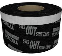 Soudal SWS Window Tape Connection Tape Window Sealing Tape Standard Indoor Outdoor Airtight Heavy Rain Proof with Self-Adhesive Strips Width 70-300 mm 30 m Roll (For Outdoor Use, 70 mm)