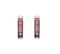 Soudal Trade Multi Purpose Silicone White 270Ml Pack Of 2