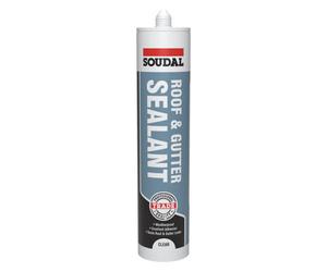 Soudal Transparent Roof & Gutter Bituminous Mastic, 0.29L