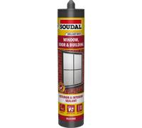 Soudal Window, Door & Building Silicon Sealant - Brilliant White (290ml)