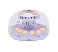 soudesileim Egg Incubator with Automatic Egg Turning, Humidity Control, LCD Display, Adjustable Temperature 20-50℃, 12 Eggs, 360° Visibility, Incubator for Eggs, Chickens, Ducks, Pigeons