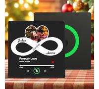 Soufeel Custom Music Fridge Magnet Personalised Spotify Plaque Magnet That Can Play Songs Customised Photo Album Refrigerator Magnets Gifts for Christmas Valentines for Music Lovers Girlfriend
