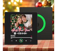 Soufeel Custom Music Fridge Magnet Personalised Spotify Plaque Magnet That Can Play Songs Customised Photo Album Refrigerator Magnets Gifts for Christmas Valentines for Music Lovers Girlfriend