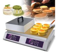 Soufflé/Pancake Maker for Dorayaki, Single/Double-Head Design, Professional Baking for Restaurants, Bakeries & Dessert Shops