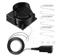 Souffleur Pour Gonflables - Remplacement de Souffleur à Haute Pression Avec 3 Lumières LED | Pompe Pour Matelas Pneumatics, Lanternes, Plage, Halloween, Carnaval, Arrière-Cour