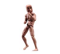 SOUFORCE 1/12 Scale Muscle Male Action Figure 6in Flexible Strong Notaman Square Head Male Figure Body Doll Miniature Figure with Head Sculpt