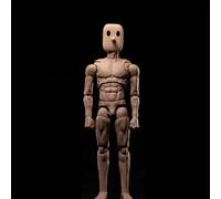 SOUFORCE 1/12 Scale Wide Shoulder Male Action Figure 6in Flexible Notaman Square Head Male Figure Body Doll Miniature Figure with Head Sculpt