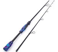 Sougayilang 2-sections Spinning Rod/Casting pole -28 Ton Carbon blank Durable Composite Spin or Bait Fishing Rods with Stainless Steel Guides for Freshwater and Sea Fishing-1.8-ZB-P