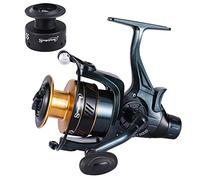 Sougayilang Carp Fishing Reel 13+1BB - Smooth, Powerful Spinning Reel with Spare Spool - KT20