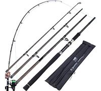 Sougayilang Carp Fishing Rod, Carbon Fiber Casting Rod, Portable 4/5 Section Fishing Rods with EVA Handle Comfortable for Saltwater Carp or Freshwater Carp Rods-4
