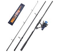 Sougayilang Carp Rod and Reel Combo, 3-section Carbon Fishing Rod and Carp Reels Fishing Set with Carps Fishing Line Hook Rigs-30