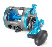 Sougayilang F47 Baitcasting Fishing Reel - Reinforced Metal Body Round Baitcaster for Smooth Powerful Saltwater Inshore Surf Trolling - Conventional Reel for Catfish, Musky, Bass, Pike