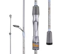 Sougayilang Fishing Pole, IM6 Graphite Spinning Rod & Casting Rod - Two Pieces, SuperPolymer Handle Fishing Rod for Bass Fishing - Spinning- 7'0"