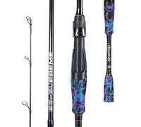Sougayilang Fishing Rod - Medium 2Pc Graphite Composite Blank Spinning & Casting Rod, Camouflage EVA Grip, Smooth Transition Fishing Pole