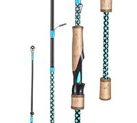 Sougayilang Fishing Rods, Graphite Spinning Rods, Lightweight 2 Pieces Cork Handle Casting Rods-6'-Blue Spinning Rod