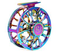 Sougayilang Fly Fishing Reel Ultralight Anti-Oxidation,CNC-machined Aluminum Alloy Body and Spool Fly Fishing Reels size 5/6,7/8-C7/8