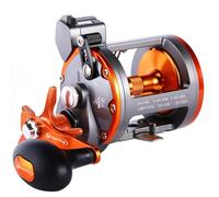 Sougayilang Line Counter Trolling Reel Conventional Level Wind Fishing Reel