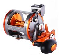 Sougayilang Line Counter Trolling Reel Conventional Level Wind Fishing Reel-Thunder LS II 4000R