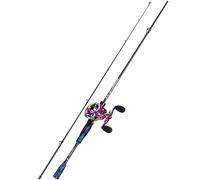 Sougayilang MX-2 Fishing Casting Rod and Bait Cast Reel Combo,1.8m/2.1m Baitcaster Combo- Predator Fishing Rod Set for Pike, Perch, Zander-1.8A-R