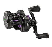 Sougayilang Round Baitcasting Reel, Digital Control Braking with Real-Time Acoustic Feedback, 7.2:1 Gear Ratio Trolling Reel for Bass, Catfish and Salmon, Ideal Fishing Reels for BeginnersZL