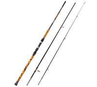 Sougayilang Spinning Fishing Rod,3-section Durable Carbon Rods with Stainless Steel Guides，EVA Handle, for Freshwater and Sea Fishing Suitable for catching big fish Carp Surf-36O