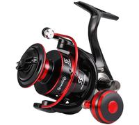 Sougayilang Spinning Reels Light Weight Ultra Smooth Powerful Fishing Reels Red 2000