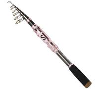 Sougayilang Telescopic Fishing Rod,High Carbon Fiber Spinning Rod, Portable Fishing Tackle For Travel Saltwater And Freshwater Fishing Suitable Women 1.8/2.1/2.4/2.7/3.0m-F30
