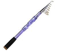 Sougayilang Telescopic Fishing Rod,High Carbon Fiber Spinning Rod, Portable Fishing Tackle For Travel Saltwater And Freshwater Fishing Suitable Women 1.8/2.1/2.4/2.7/3.0m-Z24