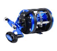 Sougayilang Trolling Reel, Smooth Powerful Boat Fishing Ocean Reel, Saltwater Level Wind Reels for Catfish, Musky, Sea Bass, Salmon-B30R