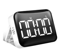 Souhgaue Digital Kitchen Timer - Magnetic Countdown Count Up Timer with LED Display Loud Volume for Cooking and for Kids