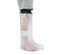 Souhgaue Waterproof Cast Shower Cover Leg for Adults Foot and Lower Leg Cast Wounds Protector Showering Bath Accessories