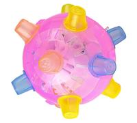 SouiWuzi Light up Dog Ball, Jumping Activation Ball for Dogs, 4.7x4.7 Inch Light Up Dog With Music and, 4.7" Plastic Interactive Bouncing Toys, without Battery