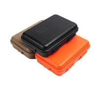 SouiWuzi Outdoor Plastic Waterproof Shockproof Box Airtight Survival Case Container Storage Carry Box Outdoor Survival Set 3pcs, Shockproof