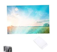 SouiWuzi Window Projector Screen Projection Screen With Adhesives 180X120Cm Foldable Projector Screens White Movie Film Display Cloth For Christmas Halloween