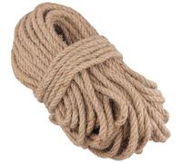 SOUJAP 10mm Jute Rope, 40m/131ft Hemp Rope, Jute String Twine for Craft and Gardening