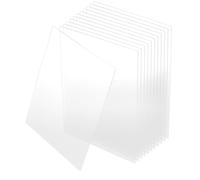 SOUJAP 12 Pcs A3 Clear Acrylic Sheets, 2 mm Transparent Plastic Acrylic Board for Painting, DIY Craft, Picture Frame, 42 x 29cm
