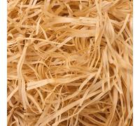 SOUJAP 2 kg Brown Shredded Tissue Paper for Packaging, Khaki Kraft Raffia Hamper Stuffing Filler for Gift Boxes