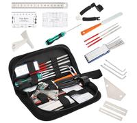 SOUJOY 26Pcs Guitar Tools for Set Up, Repair & Maintenance Kit with Carry Bag, Luthier Tools, Guitar Winder, Setup Kit for Guitar, Ukulele, Bass, Mandolin, Banjo