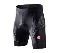 Souke Sports Men's Cycling Shorts 4D Padded Road Bike Shorts Breathable Quick Dry Bicycle Shorts,All Black XXL