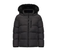 Soul Cal Kids 2 Zip Bubble Jacket Junior Long Sleeve Charcoal 11-12 Years