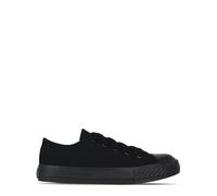 Soul Cal Kids Canvas Low Childrens Shoes Trainers Black/Black C13 (31.5)