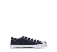 Soul Cal Kids Canvas Low Childrens Shoes Trainers Navy C12 (30.5)