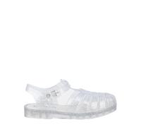 Soul Cal Kids Hook and Loop Jelly Shoes Silver Glitter 13 UK Child