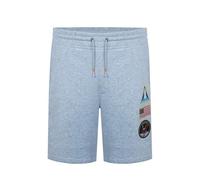 Soul Cal Mens NASA Shorts Grey Marl L