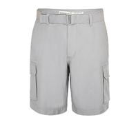Soul Cal Mens Washed Short Cotton Silver XL